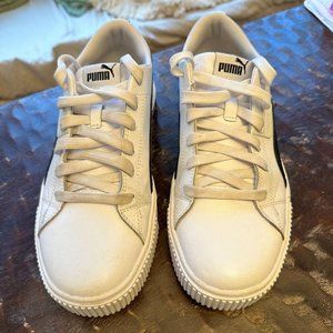 Puma Ever Lifestyle Sneaker Shoe White Black Size 8 384824